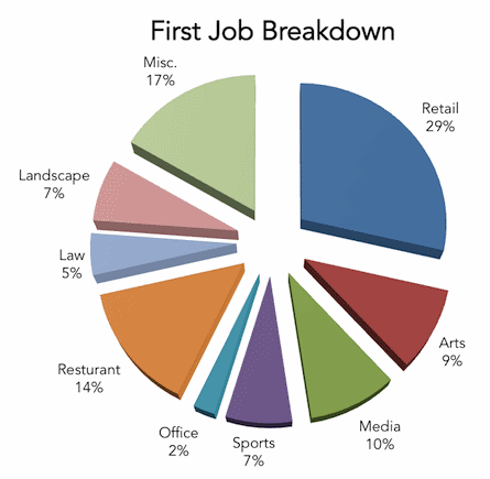 My-First-Job-Breakdown-3D-Pie-Chart